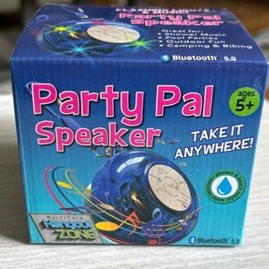 Party Pal Speaker Multitech Hangout Zone Bluetooth Compatible Books Are Fun